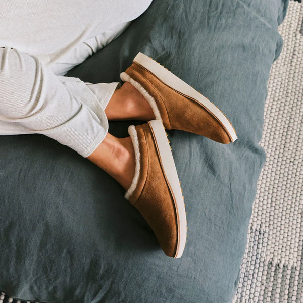 Mani Women’s Leather Mule Slippers