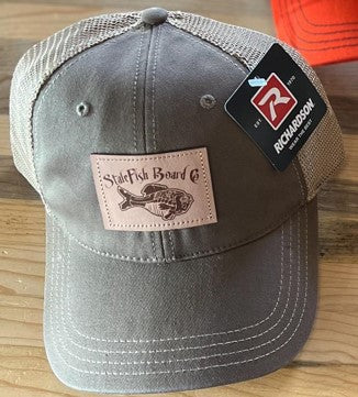 SFBC TRUCKER HAT #111- FISH LEATHER