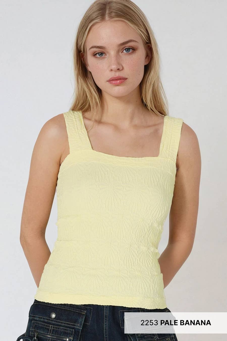 Lace Textured Square Top