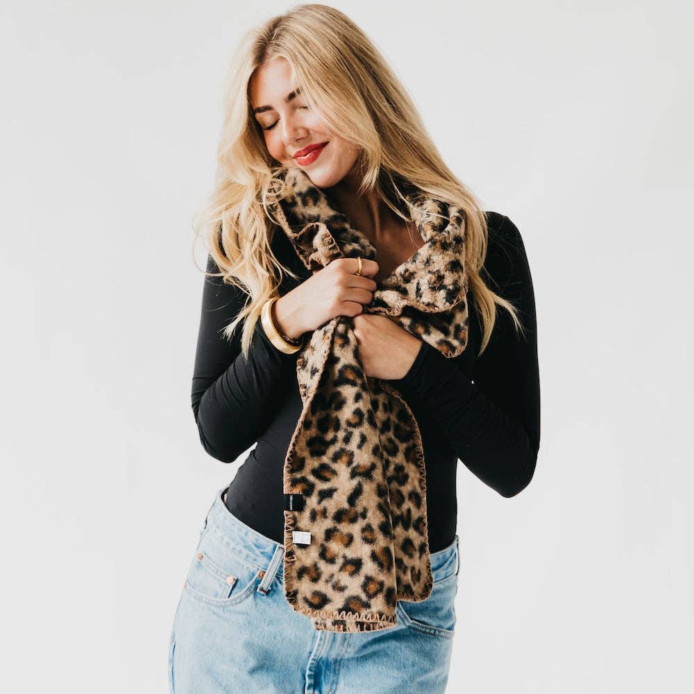 Laine Leopard Scarf