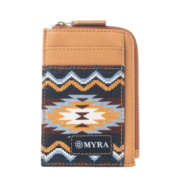 Urban Prairie Leather Credit Card Holder in Golden Rust