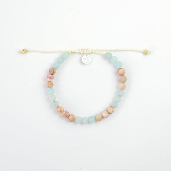 Cannon Beach Natural Stone Bracelet by Pineapple Island