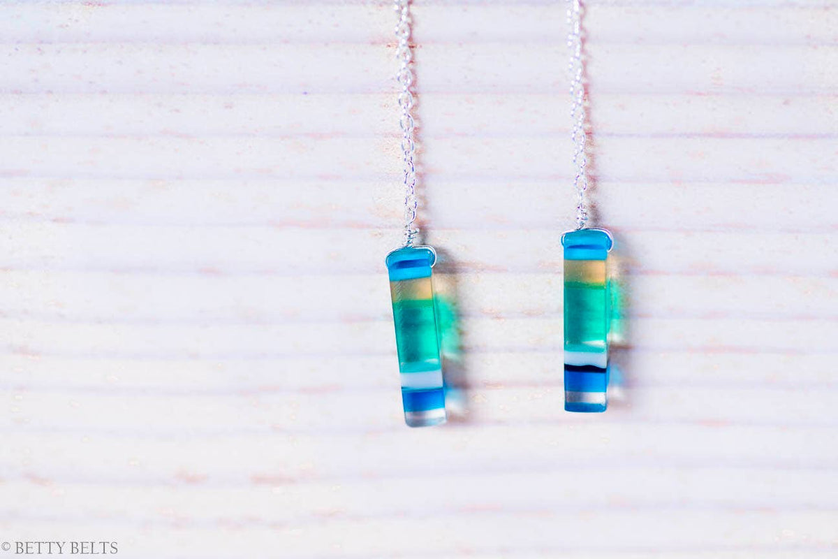 CHIHIRO TOKYO Surfite Threader Earrings