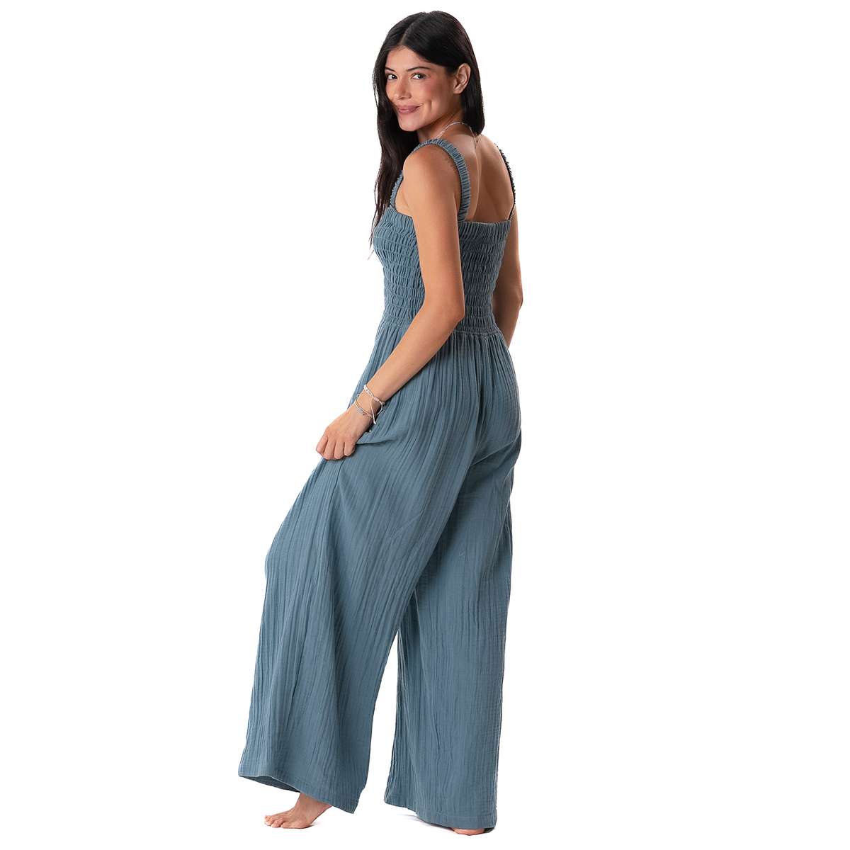 New Moon Blue Sundial Jumpsuit