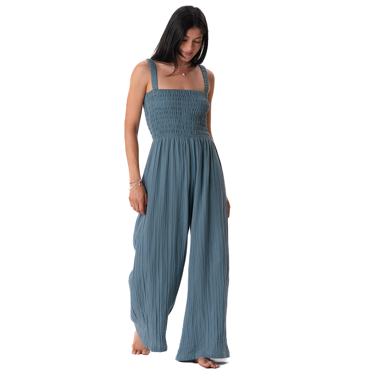 New Moon Blue Sundial Jumpsuit