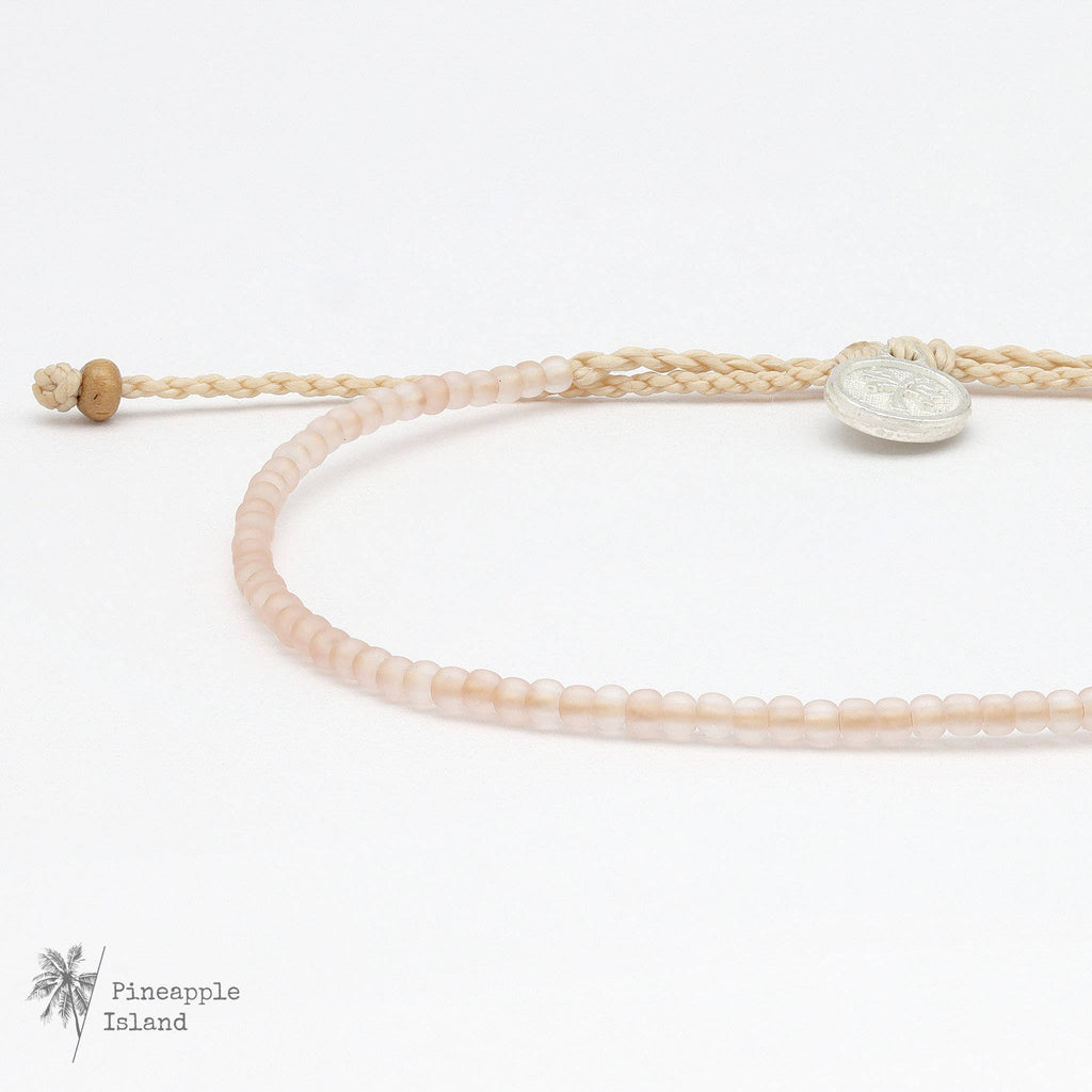 Ka'anapali Frosted Glass Beaded Bracelet by Pineapple Island