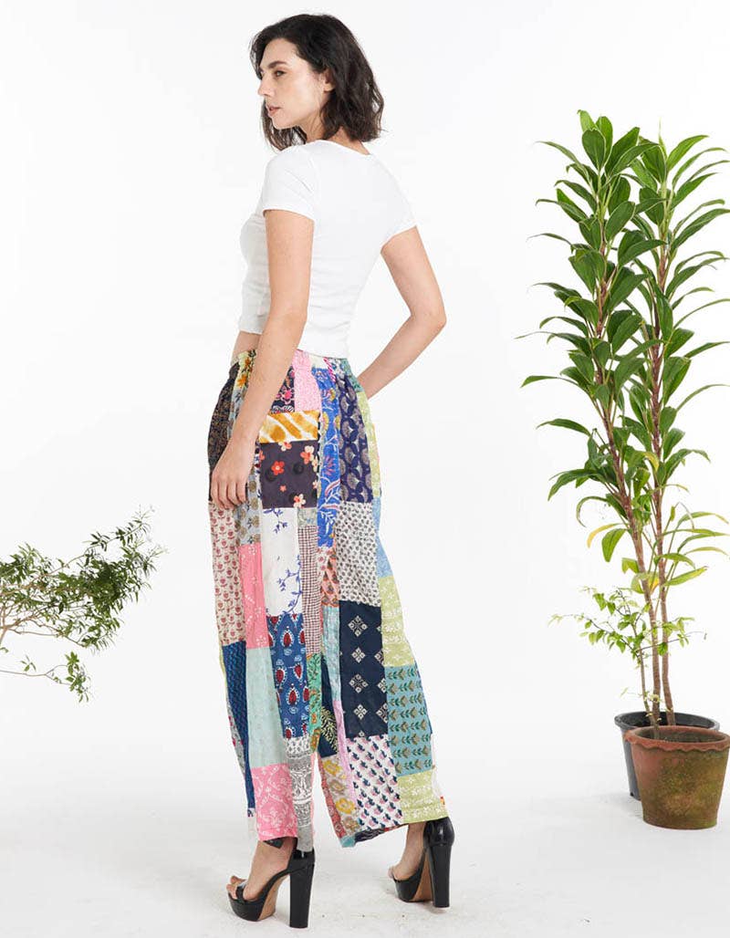 COTTON PANT , PATCH
