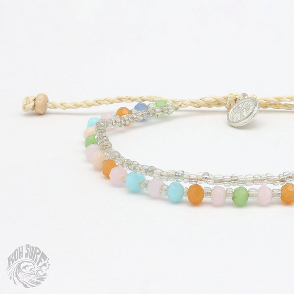 Kanawa Beach Beaded Anklet, Beachy Anklet by Koh Surf
