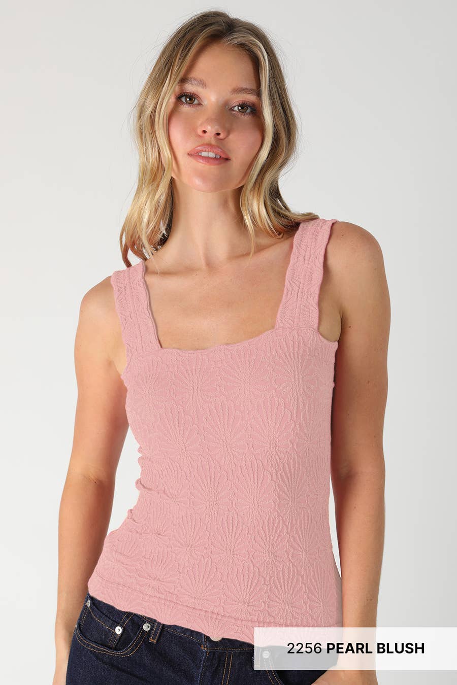 Lace Textured Square Top