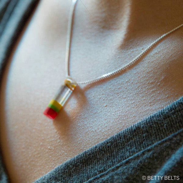 CHIHIRO Tokyo Surfite Charm + Sterling Chain