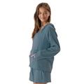 New Moon Blue Baja Pullover Hoodie