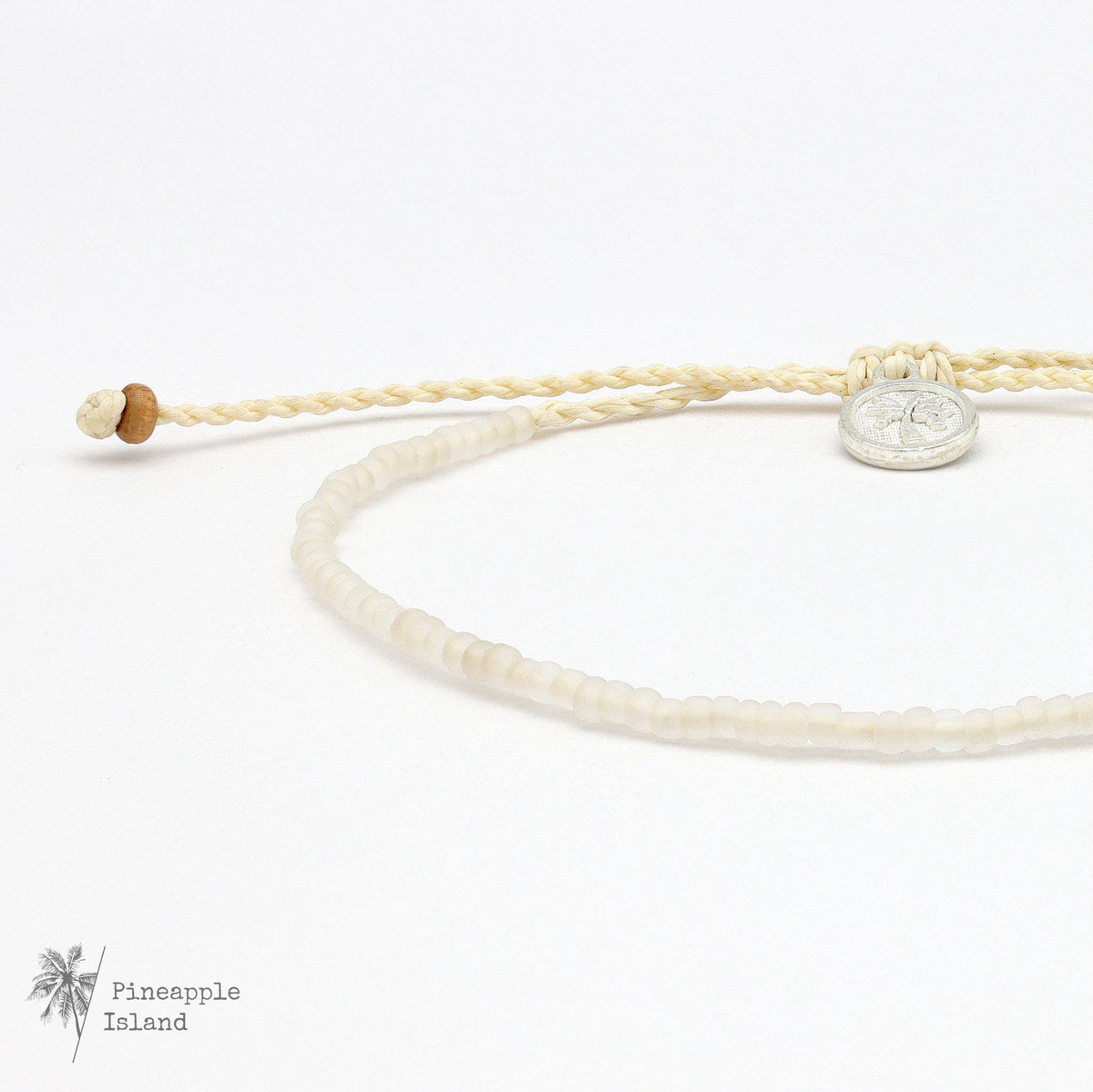 Ka'anapali Frosted Glass Beaded Bracelet by Pineapple Island