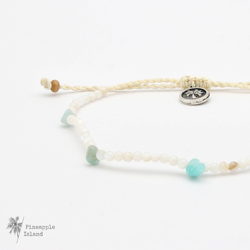 Ka'ala Beaded Surfer Anklet by Pineapple Island