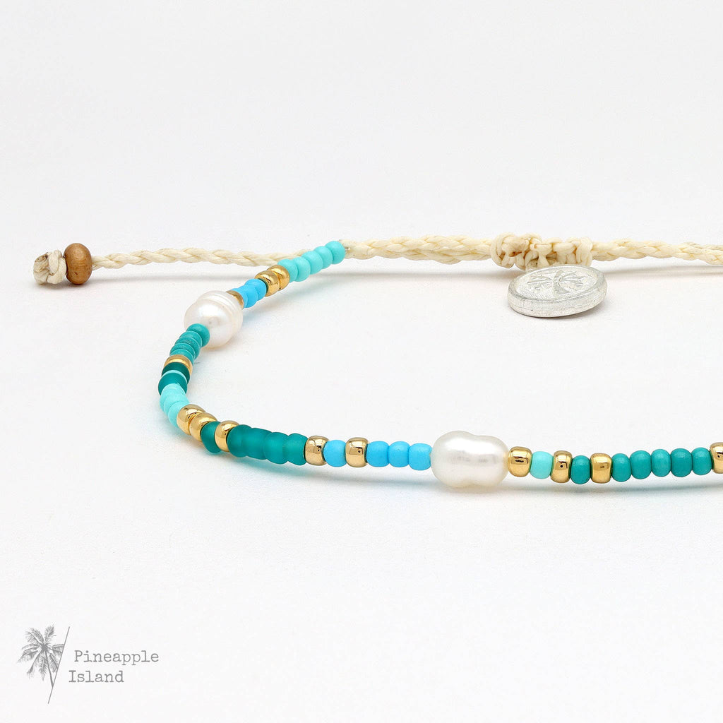Ombak Pearl Beaded Surf Bracelet by Pineapple Island, Giada Collection