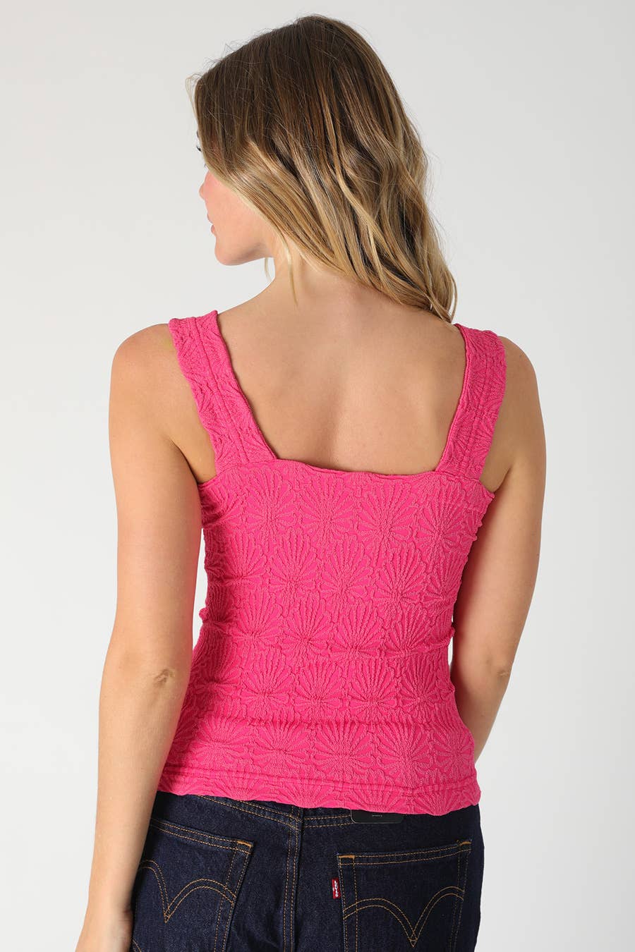 Lace Textured Square Top