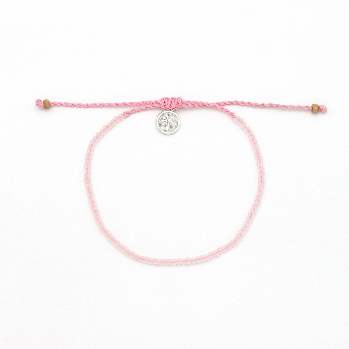 Ka'anapali Frosted Glass Beaded Anklet, Surf Ankle Bracelet