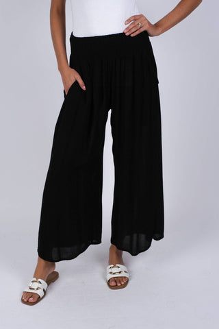 Black Comfy Palazzo Pants