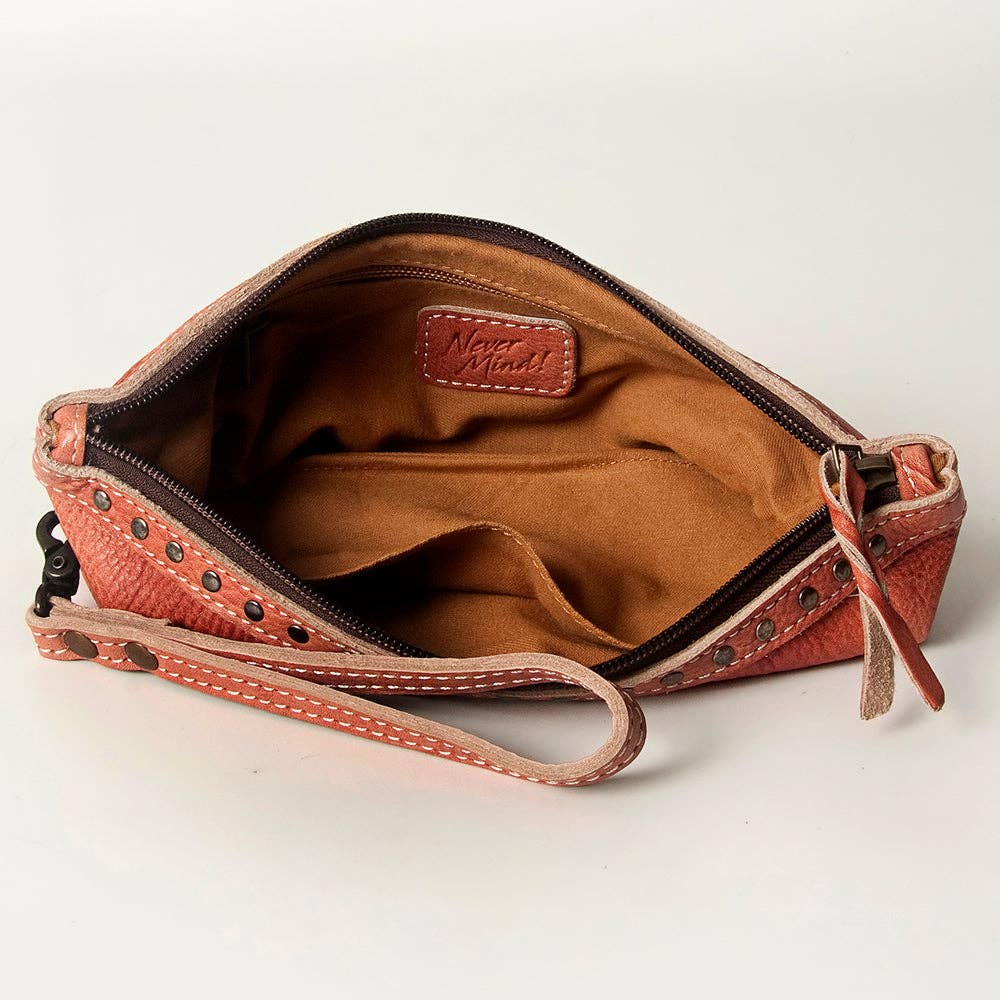NMBG101 Wristlet Genuine Leather women bag western Bag
