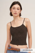 NS8473 - Floral Textured Lace Cami