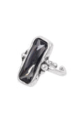 Handmade Crystal Brass Ring - 6832