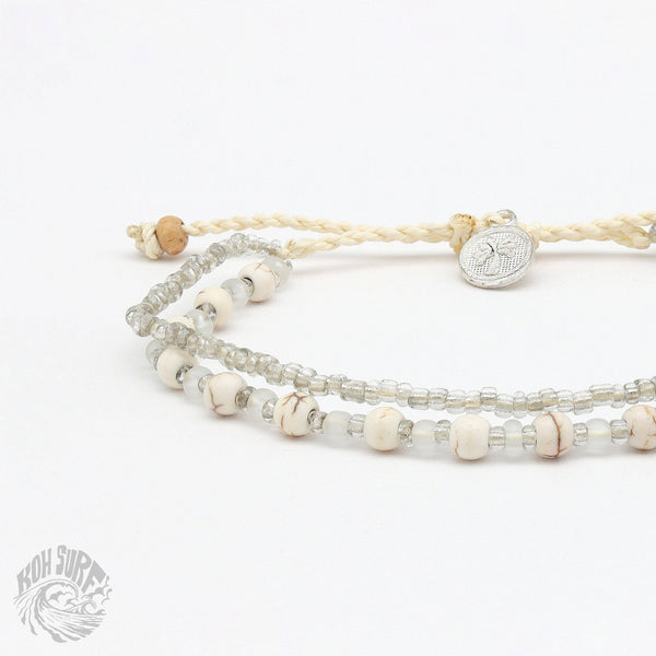 Kanawa Beach Beaded Anklet, Beachy Anklet by Koh Surf