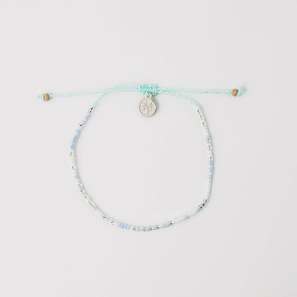 Alila Dainty Beaded Bracelet, Friendship Bracelet, Summer: Black & Gold