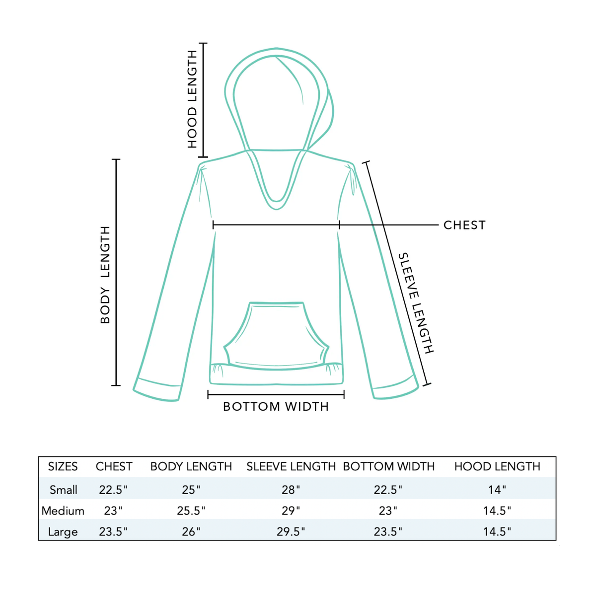 Sage Baja Pullover Hoodie