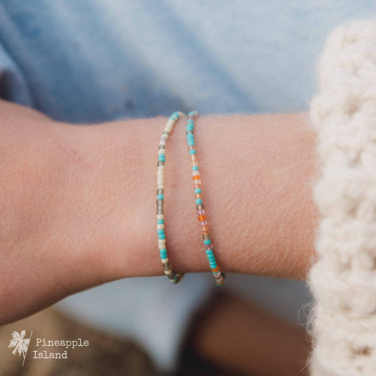 Alila Dainty Beaded Bracelet by Pineapple Island