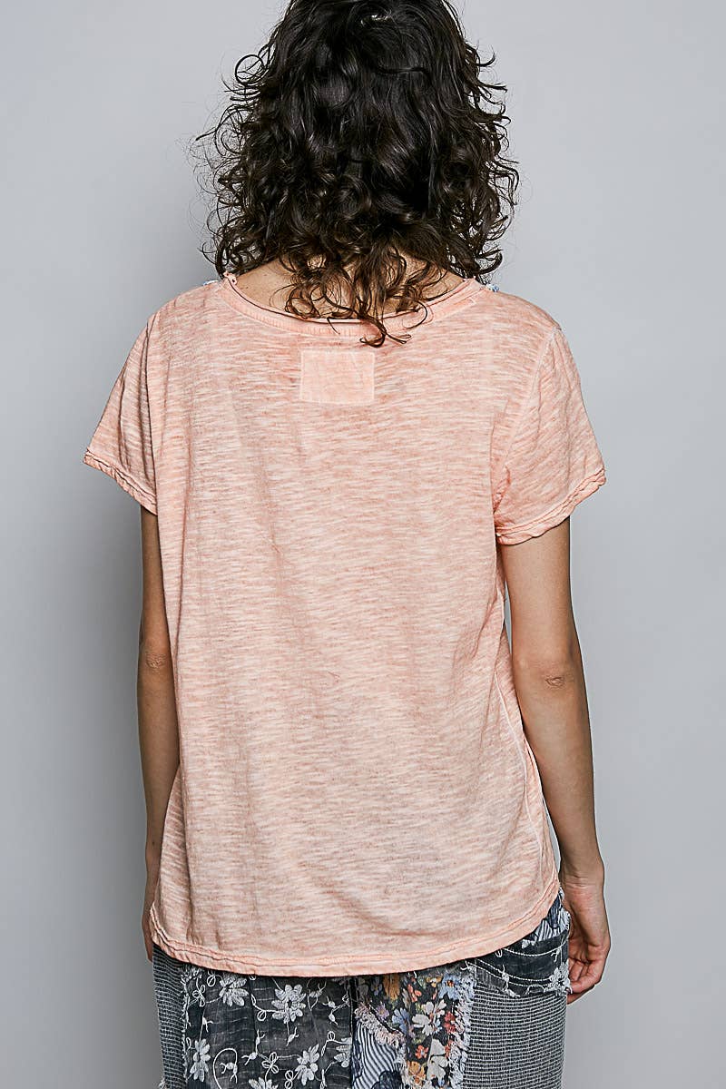 Everyday Lightweight Relaxed Fit Hand-Stitched Knit Top