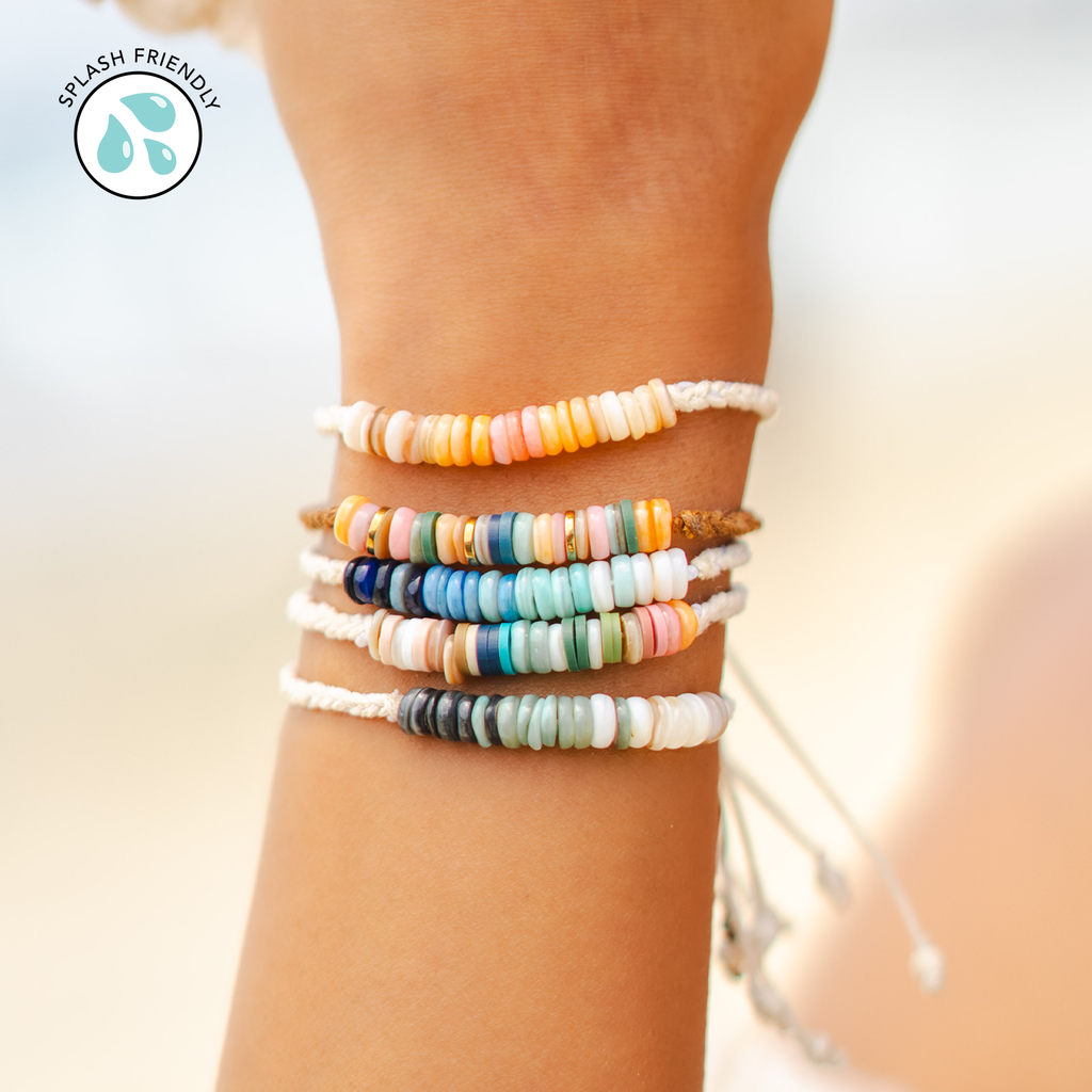 Braided Puka Shell Bracelets