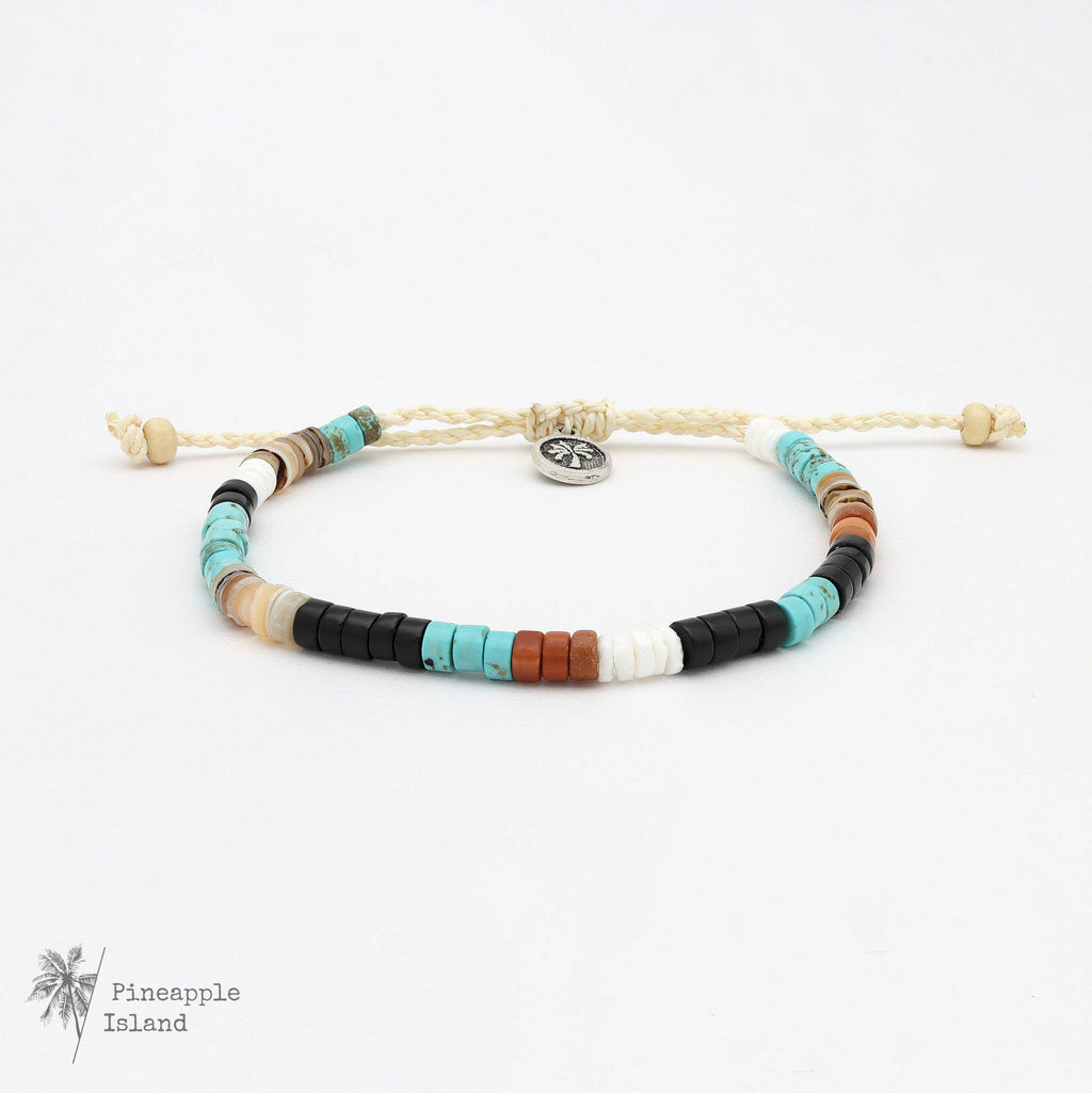 Hamoa Beach Beaded Anklet, Surf Jewelry by Pineapple Island