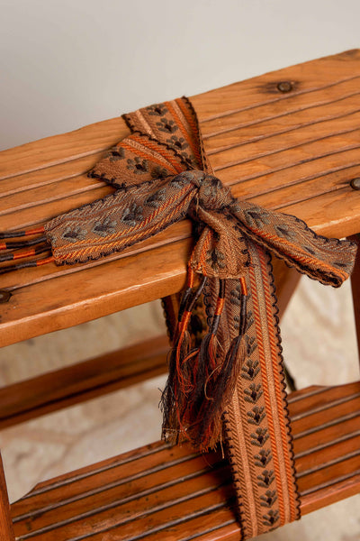 Jacquard Pattern Crafted Geometric-Inspired Statement Belt