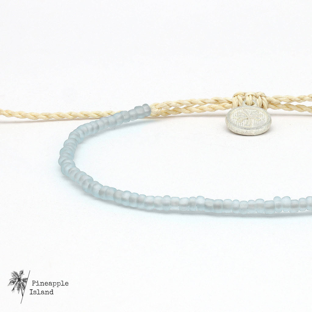Ka'anapali Frosted Glass Beaded Bracelet by Pineapple Island