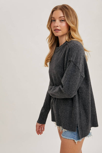 CREW NECK KNIT SWEATER