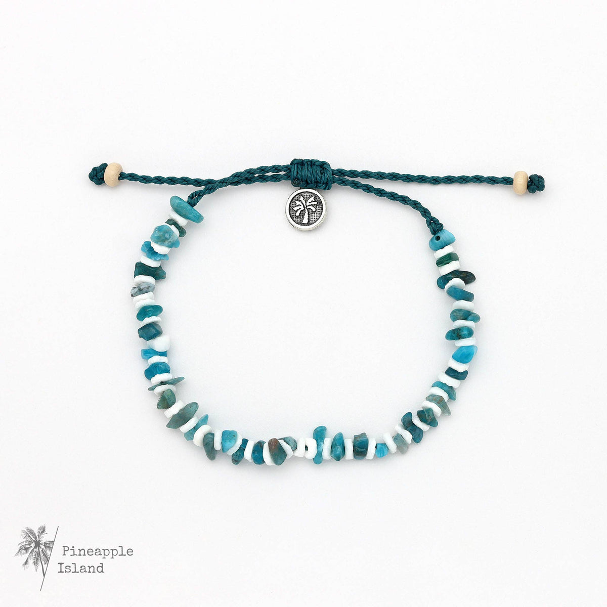 Dunes Stone Beaded Anklet, Surf Jewelry by Pineapple Island
