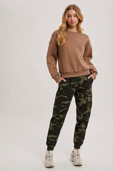 CAMO CARGO JOGGER PANTS