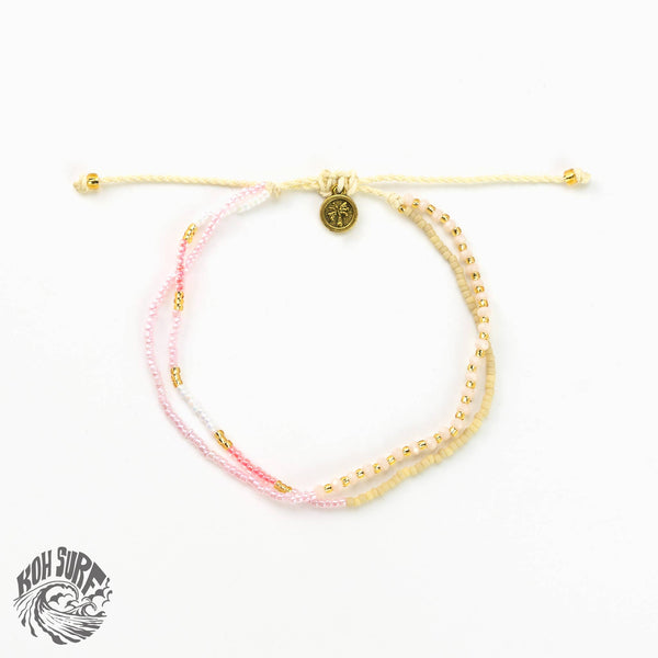 Monte Carlo Anklet, Surfer Jewelry,Beaded Anklet by Koh Surf