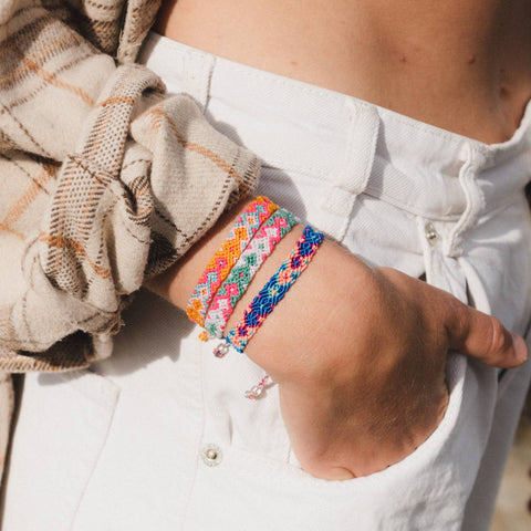 Leme Surf Bracelet, Braided Bracelet, by Pineapple Island
