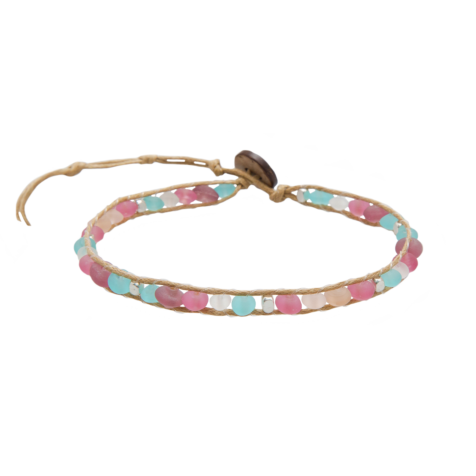 Angel Fish Sea Glass Anklet