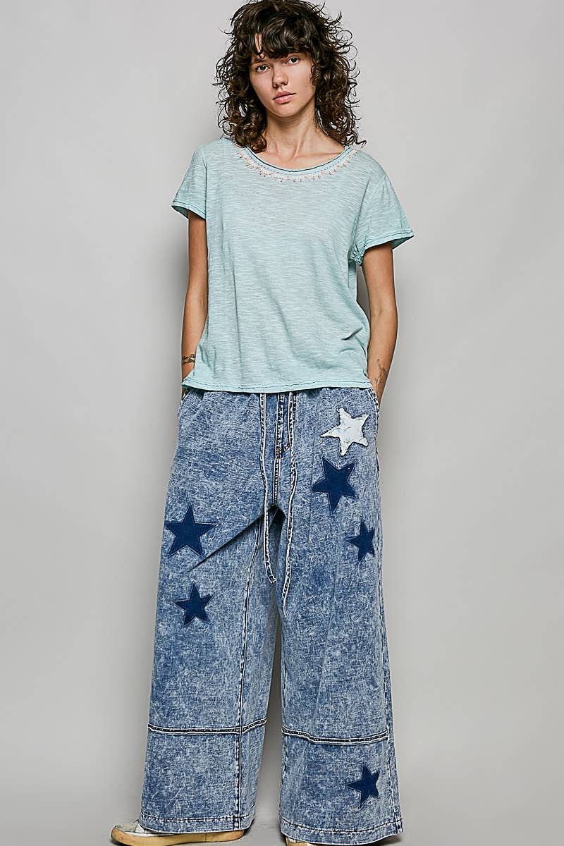 Everyday Lightweight Relaxed Fit Hand-Stitched Knit Top