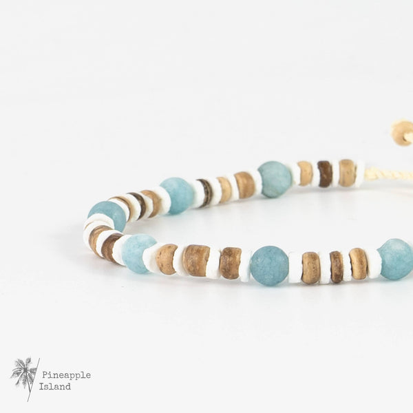 Manta Point Surfer Anklet, Beach Anklet by Pineapple Island