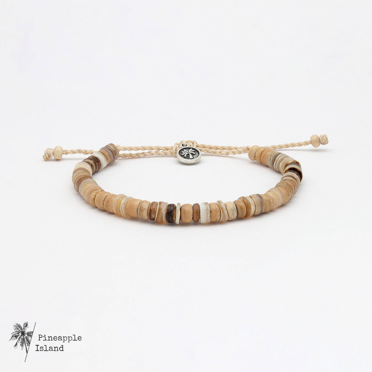 Nusa Lembongan Wood Bead Surf Bracelet, by Pineapple Island