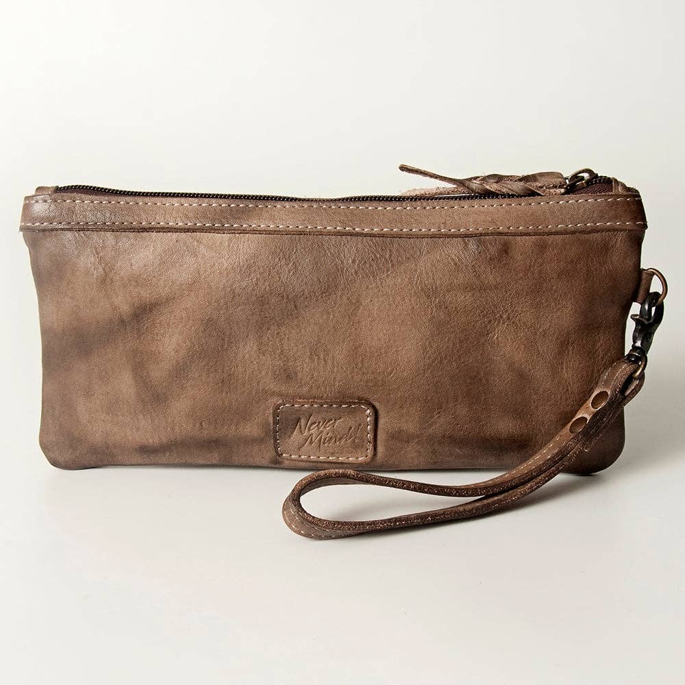 NMBG101 Wristlet Genuine Leather women bag western Bag