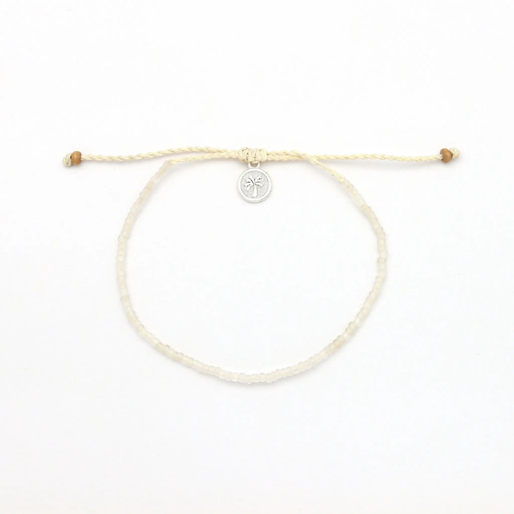 Ka'anapali Frosted Glass Beaded Bracelet by Pineapple Island