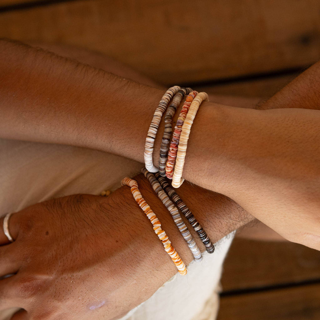 Pakui Natural Bead Bracelet, Beaded Bracelet, Surf Jewelry