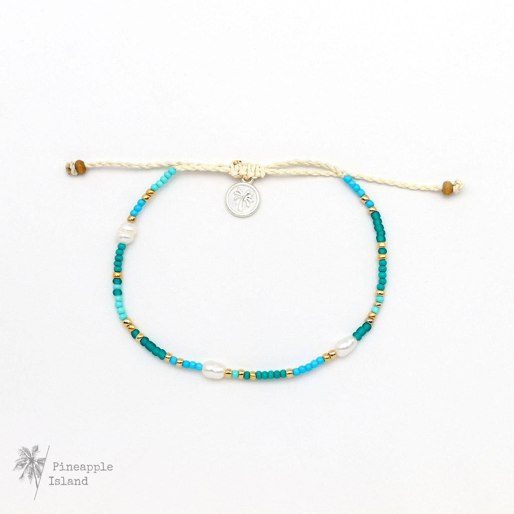 Ombak Pearl Beaded Surf Bracelet by Pineapple Island, Giada Collection