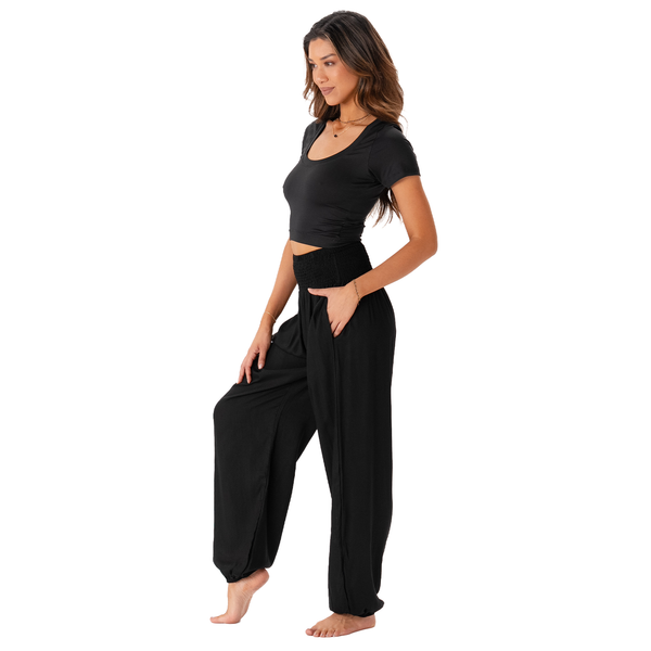 *BEST SELLER* Black Harem Pants with Pockets