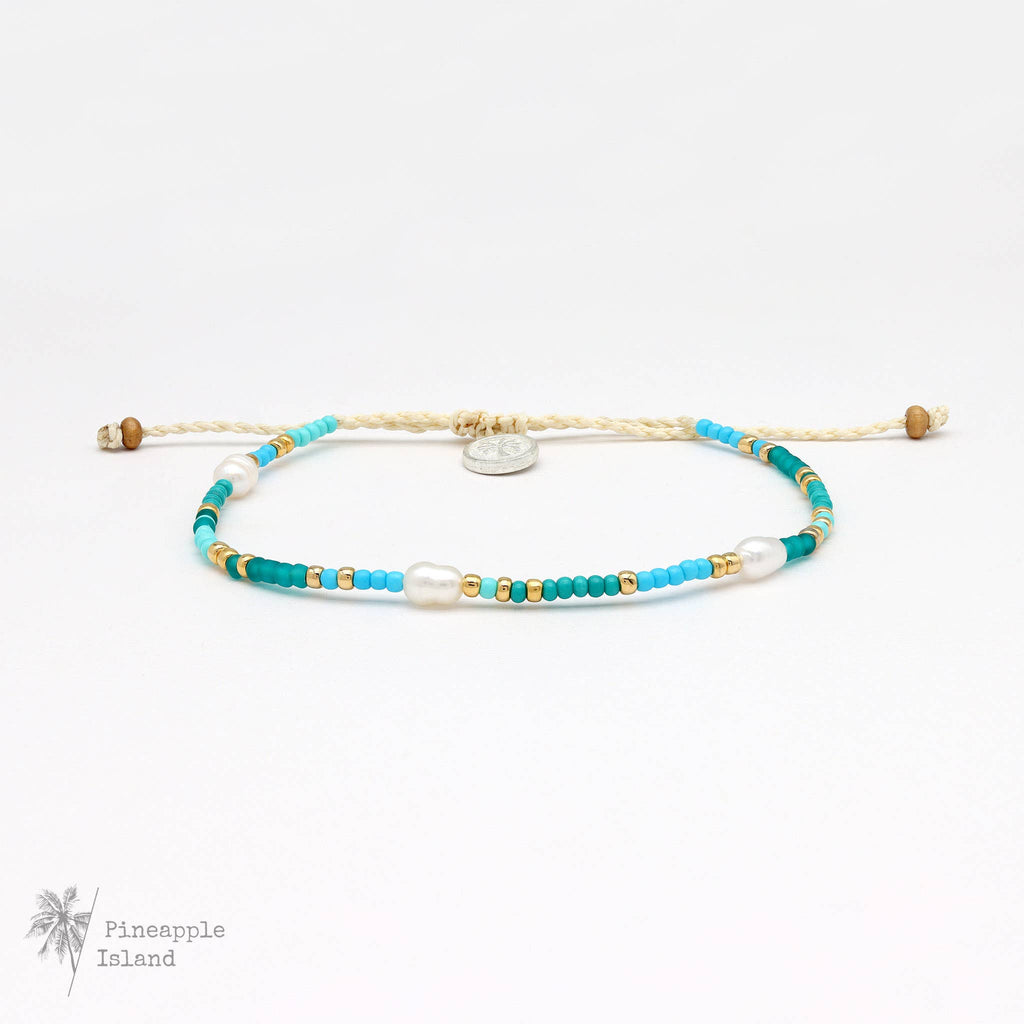 Ombak Pearl Beaded Surf Bracelet by Pineapple Island, Giada Collection
