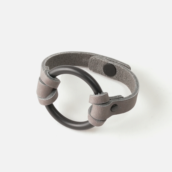 RANGE LTHR Equestrian-Inspired Chinati O-Ring Leather Bracelet