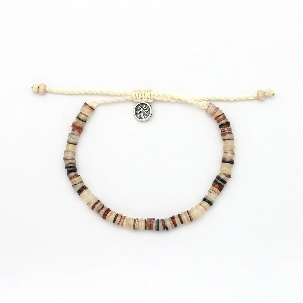 Pakui Natural Bead Bracelet, Beaded Bracelet, Surf Jewelry
